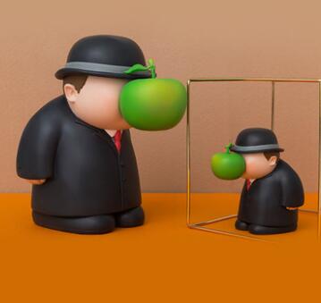 大艺术家系列戴珍珠耳环少女家居饰品艺术摆件手办送少女生日礼物