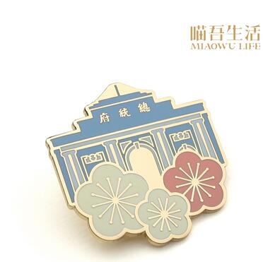 原创南京旅游周边文创金属小徽章定制卡通别针中国风胸针纪念品