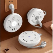 多功能插座面板多孔带usb插排多插位排插 插板带线家用拖接插线板